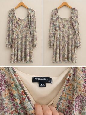 Dry Goods Dress in Pastel Multi Floral